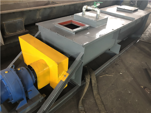 江蘇SJ雙軸60粉塵加濕攪拌機(可做成更換式葉片形式)